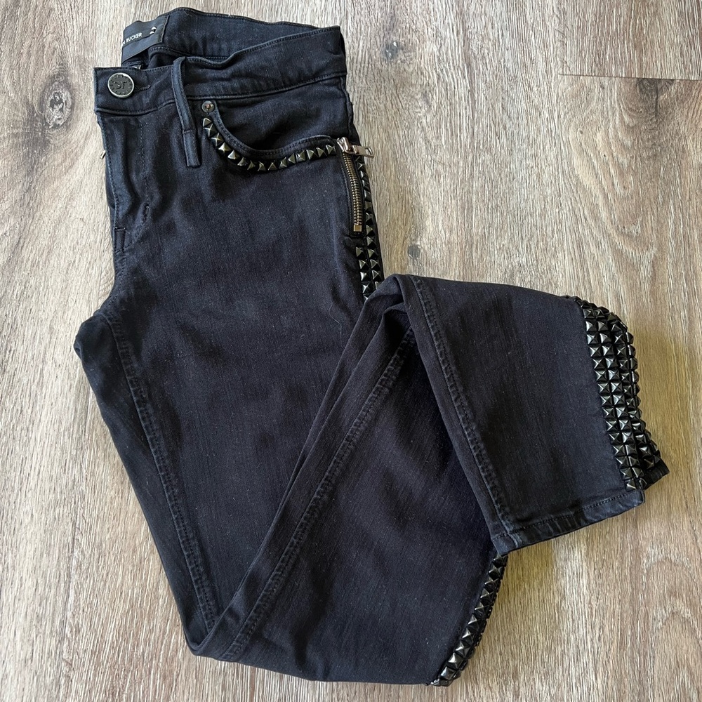 Calvin Rucker designer studded jeans